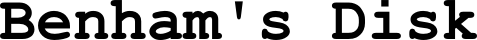 benham's disk logo